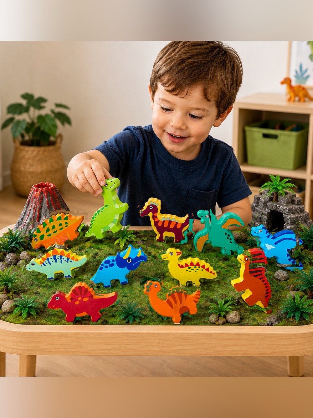 Wooden Dinosaur toys